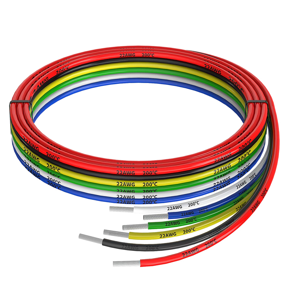 22AWG Multi-colored Silicone Stranded Wire
