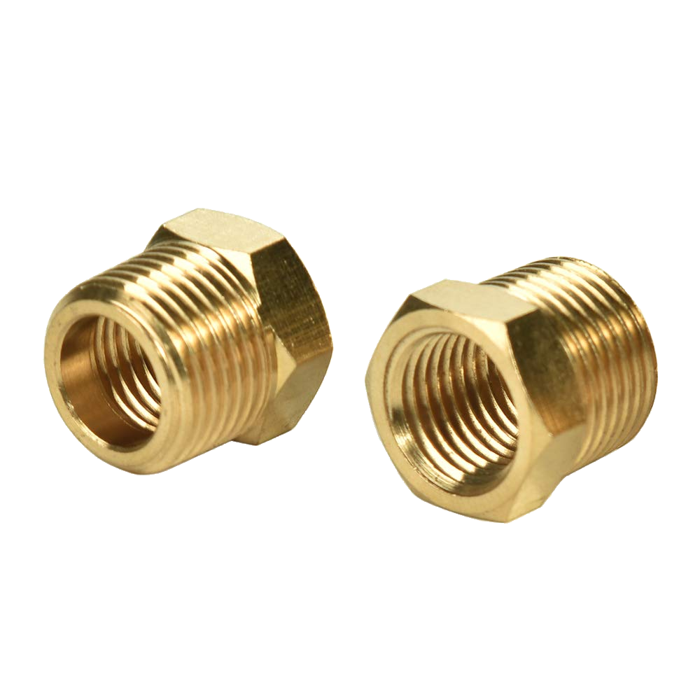 Brass Male Hose Fitting to Female Hose Adapter