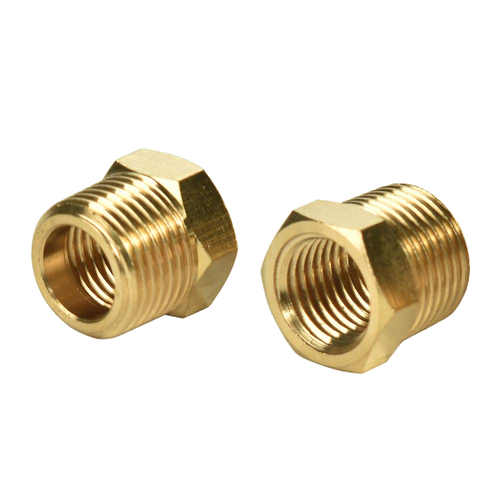 Brass Male Hose Fitting to Female Hose Adapter