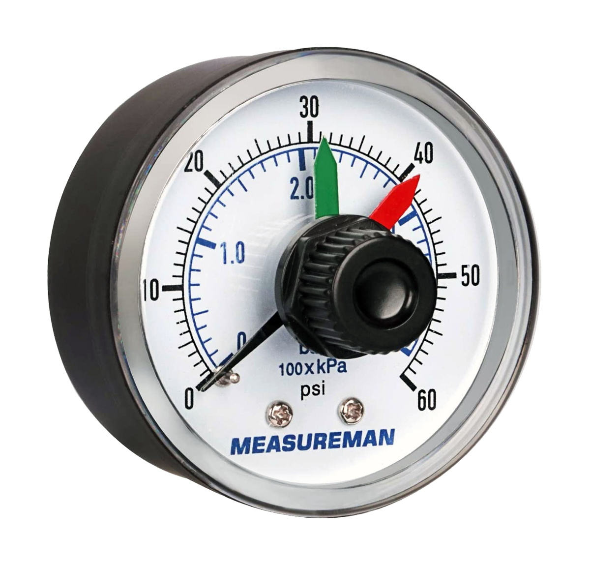 Pressure Gauge with Dial Replacement 2 x 1/4" NPT Back