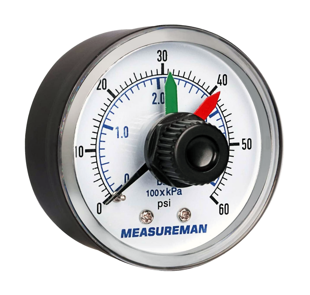 Pressure Gauge with Dial Replacement 2 x 1/4